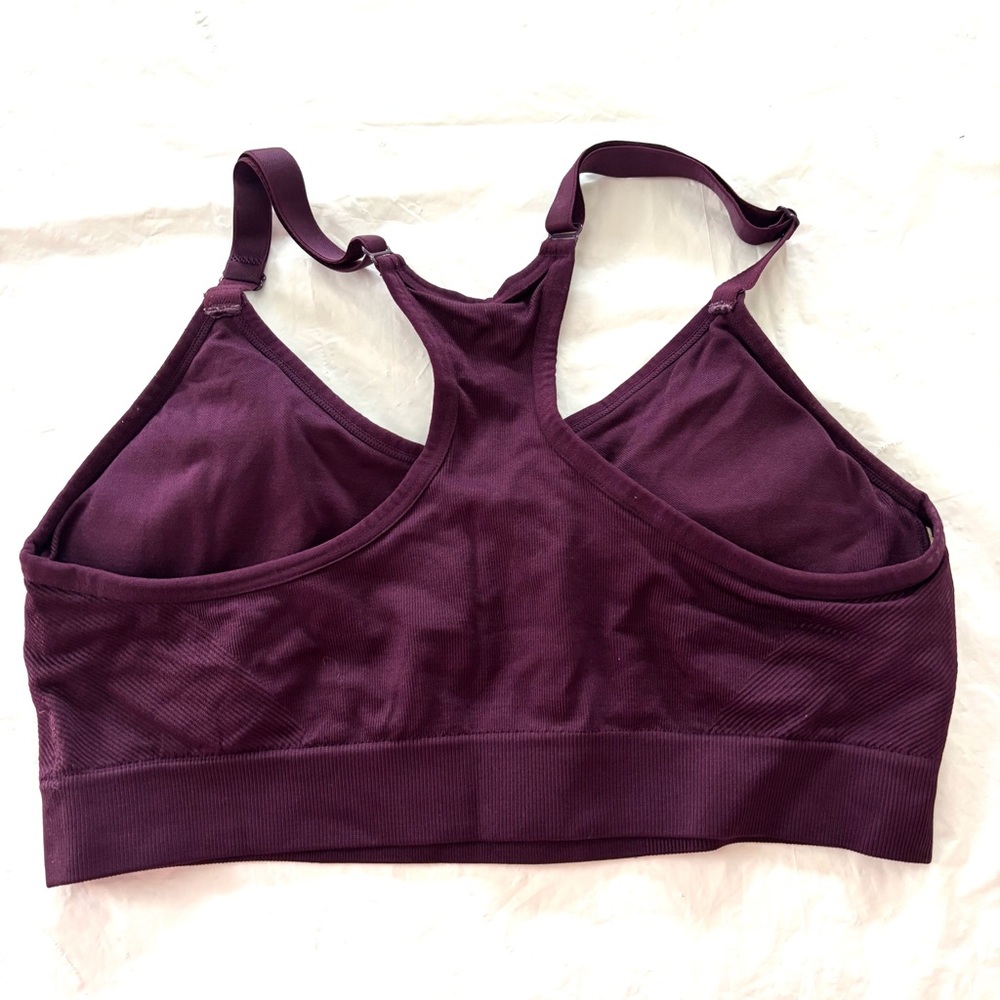 NWOT Ryka Deep Purple Sports Bra SZ XL - Picture 6 of 9